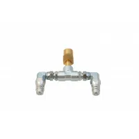 SFAT CO2 Bottle Connector - SPLITTER 1 x 2 male