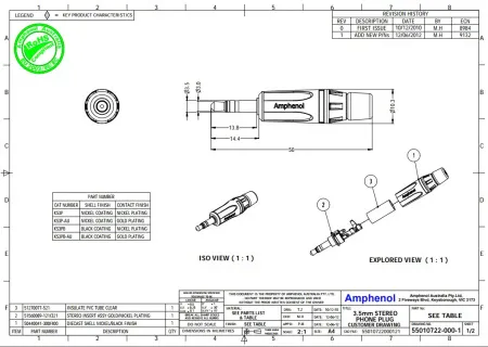 Купить AMPHENOL KS3P по выгодной цене в Москве