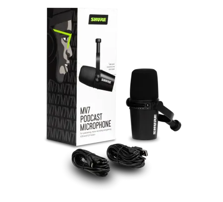 Купить Shure MV7+-K по выгодной цене в Москве