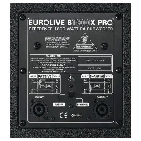 Купить BEHRINGER B1800X PRO по выгодной цене в Москве